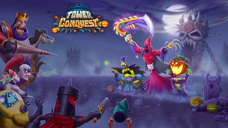 Tower Conquest mod - Nâng cấp quân đội của bạn ngay hôm nay